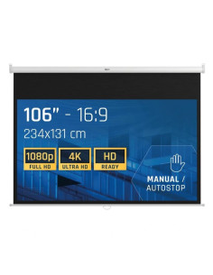 iggual Pantalla manual 16:9 106" 234x131 cm