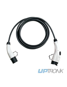 Cable de carga para vehículo eléctrico de Tipo 1 a Tipo 2. 32A. Monofásico