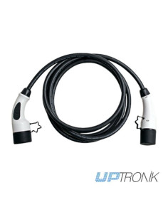 Cable de carga para vehículo eléctrico de Tipo 2 a Tipo 2. 16A. Monofásico