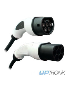 Cable de carga para vehículo eléctrico de Tipo 2 a Tipo 2. 16A. Monofásico 2